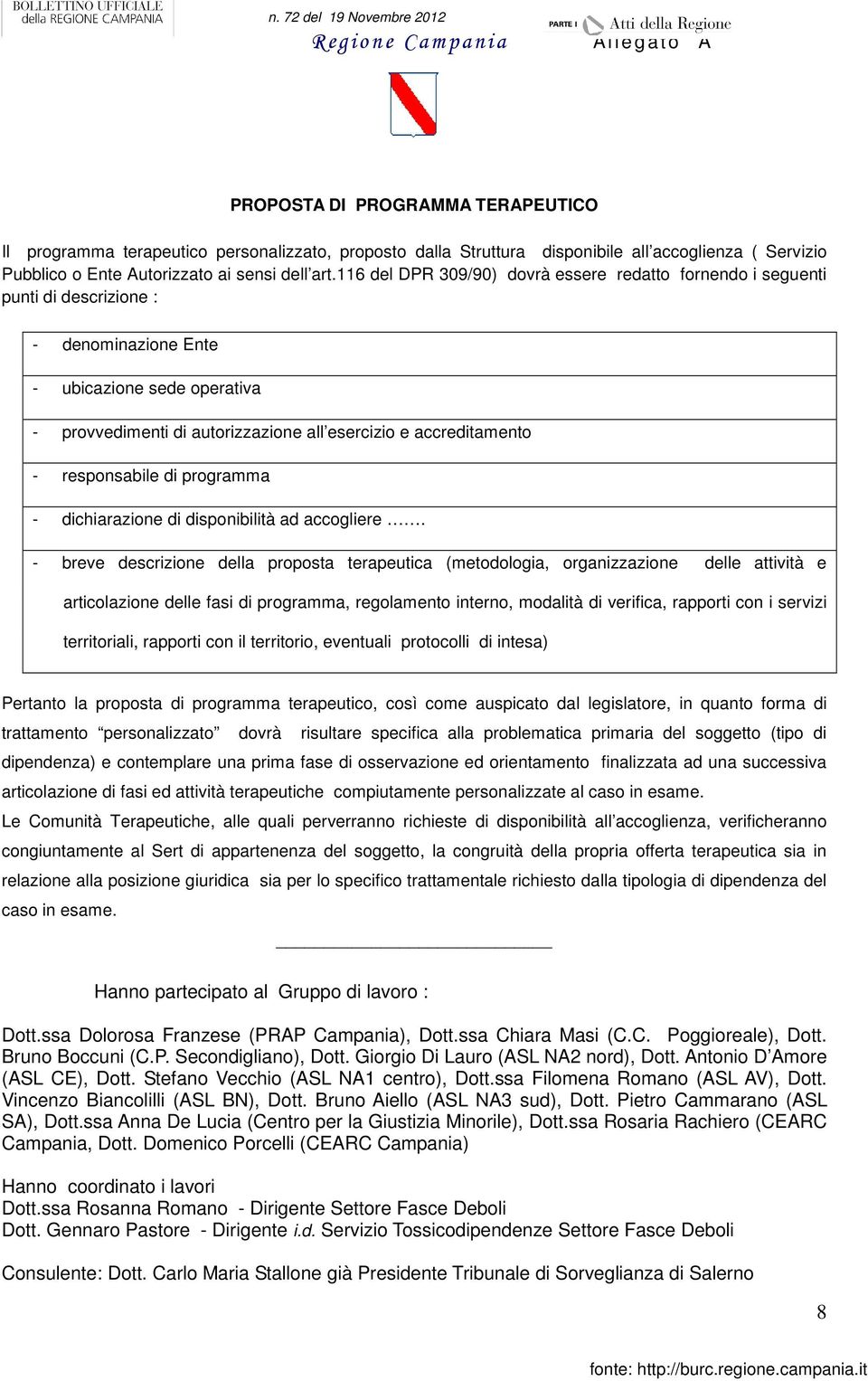 responsabile di programma - dichiarazione di disponibilità ad accogliere.