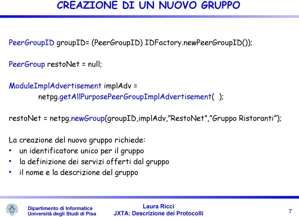 getallpurposepeergroupimpladvertisement( ); restonet = netpg.