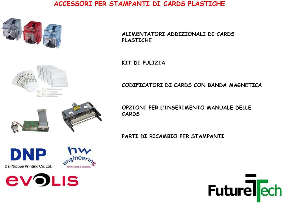 CODIFICATORI DI CARDS CON BANDA MAGNETICA OPZIONI PER L