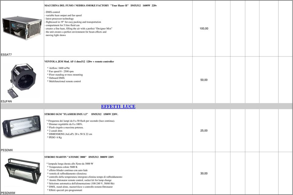 100,00 ESSAT7 VENTOLA JEM Mod.