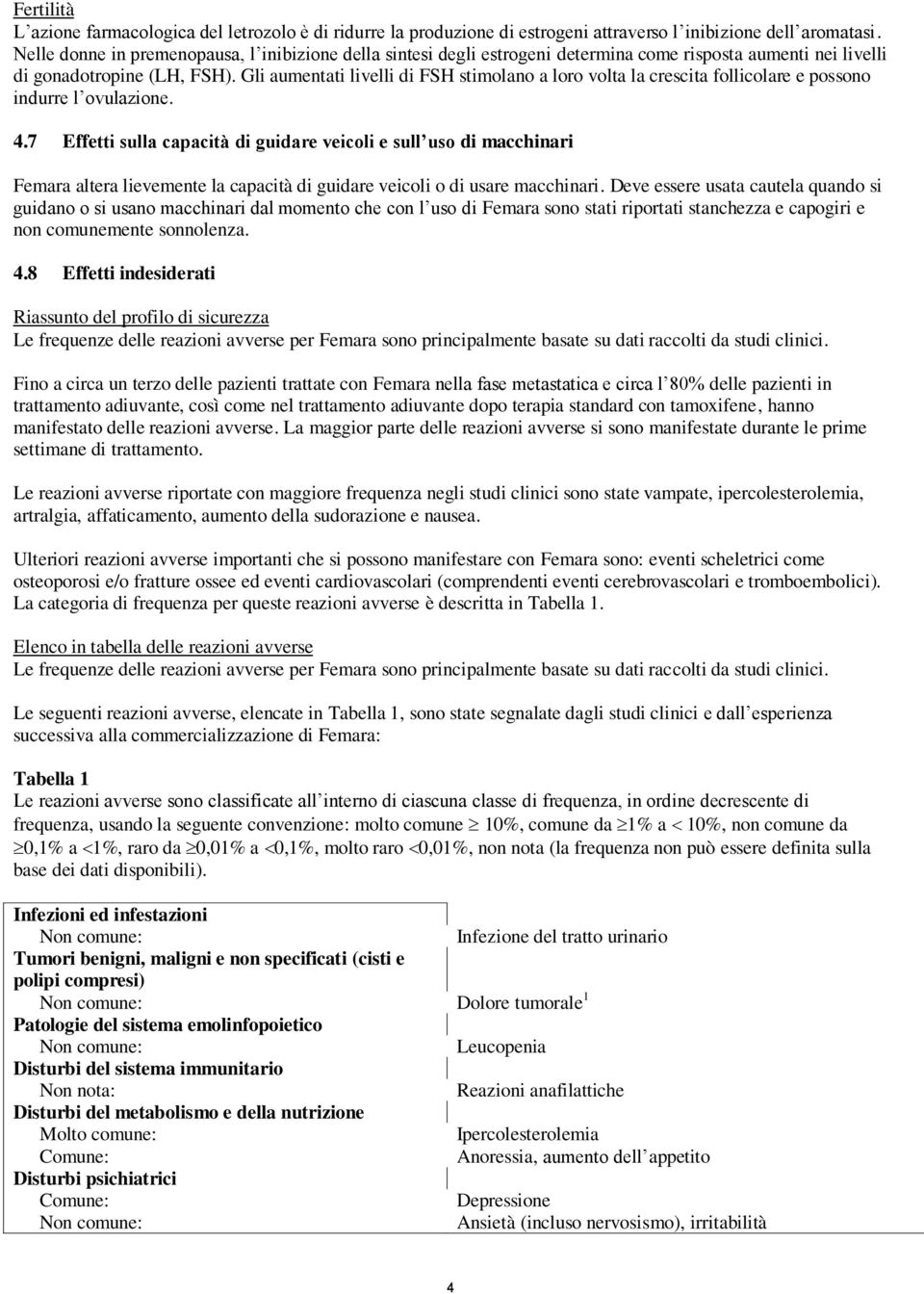 Gli aumentati livelli di FSH stimolano a loro volta la crescita follicolare e possono indurre l ovulazione. 4.