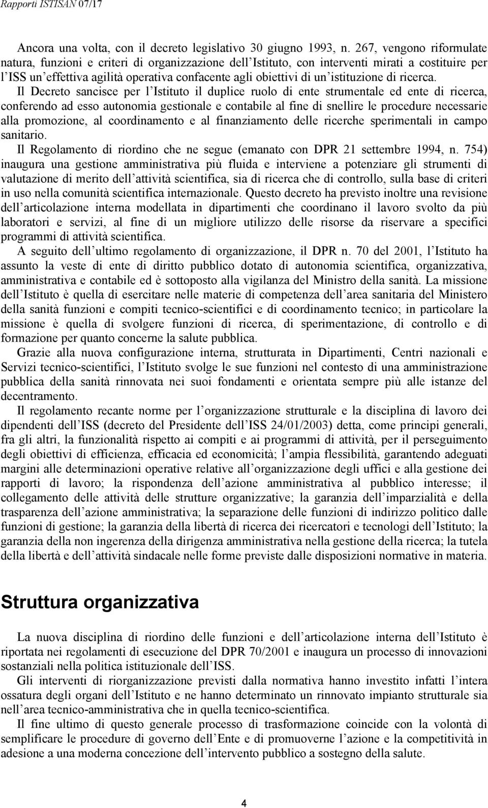 istituzione di ricerca.