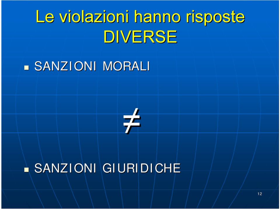 DIVERSE SANZIONI