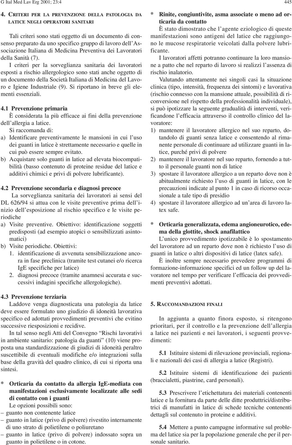 Italiana di Medicina Preventiva dei Lavoratori della Sanità (7).