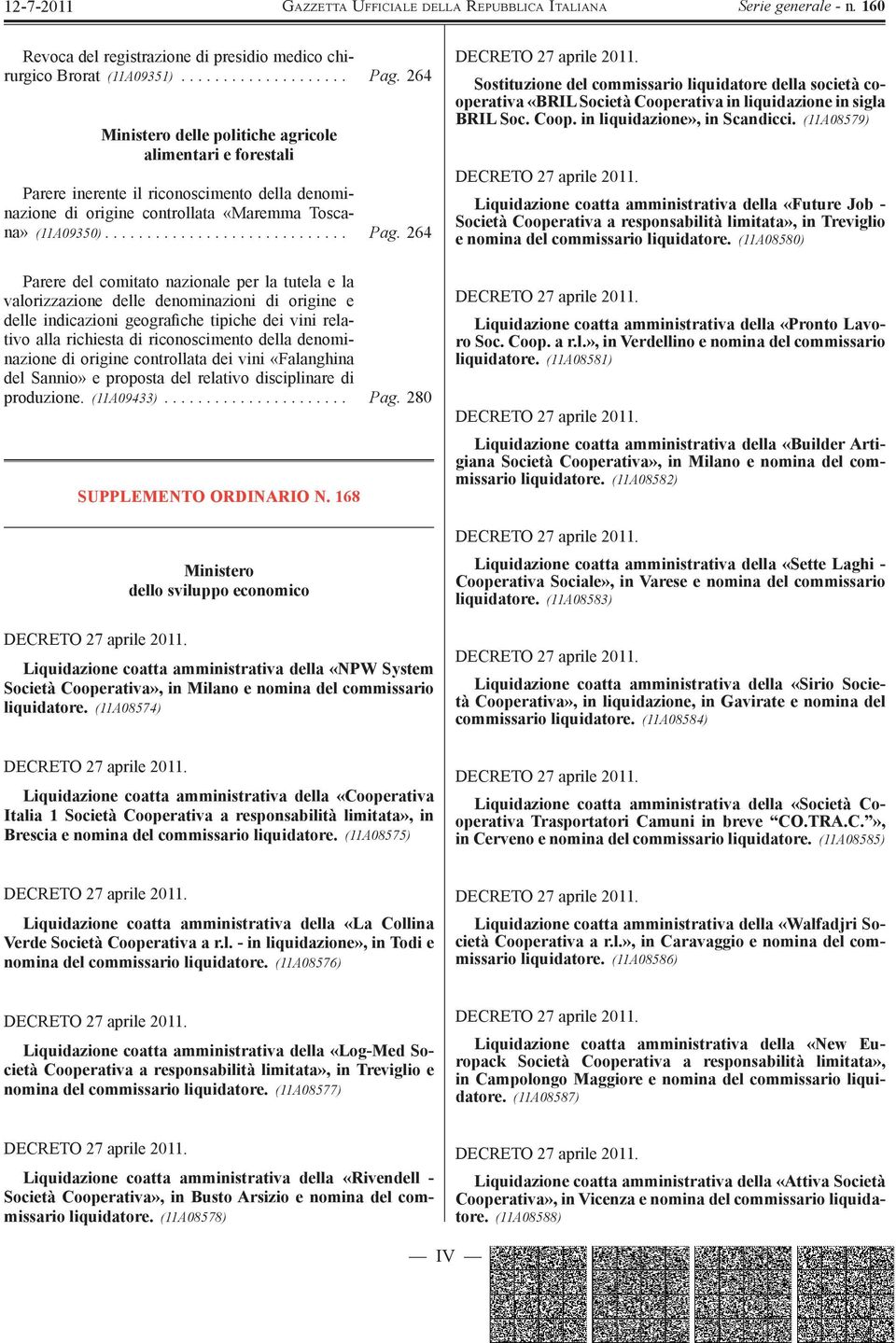 264 Parere del comitato nazionale per la tutela e la valorizzazione delle denominazioni di origine e delle indicazioni geografiche tipiche dei vini relativo alla richiesta di riconoscimento della