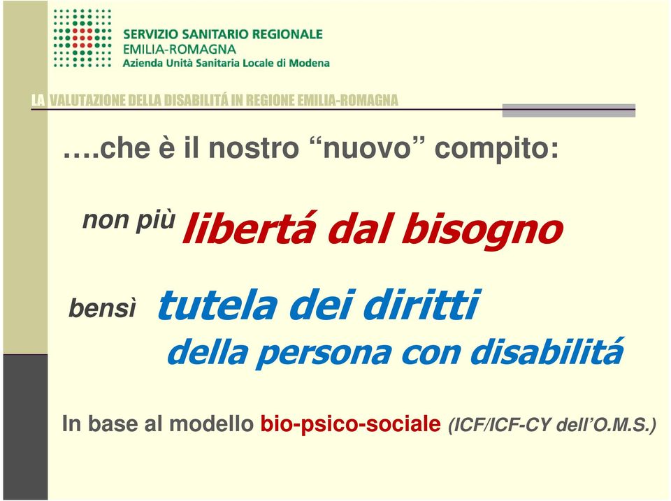 diritti della persona con disabilitá In