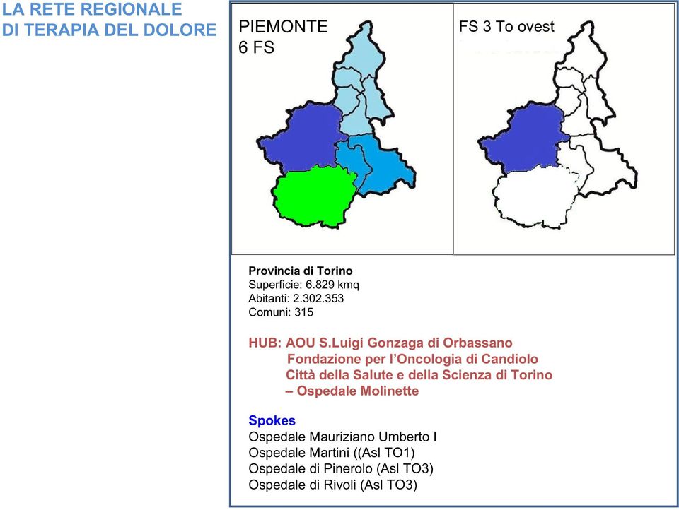 Luigi Gonzaga di Orbassano Fondazione per l Oncologia di Candiolo Città della Salute e della