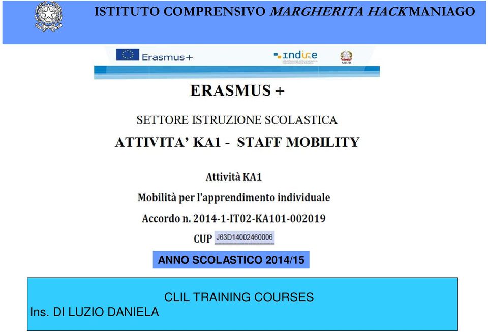 TRAINING COURSES Ins.