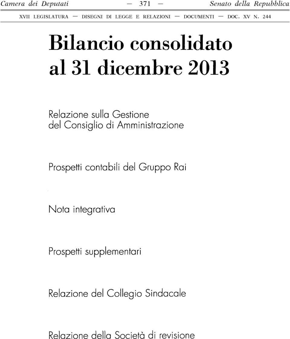 Repubblica Bilancio