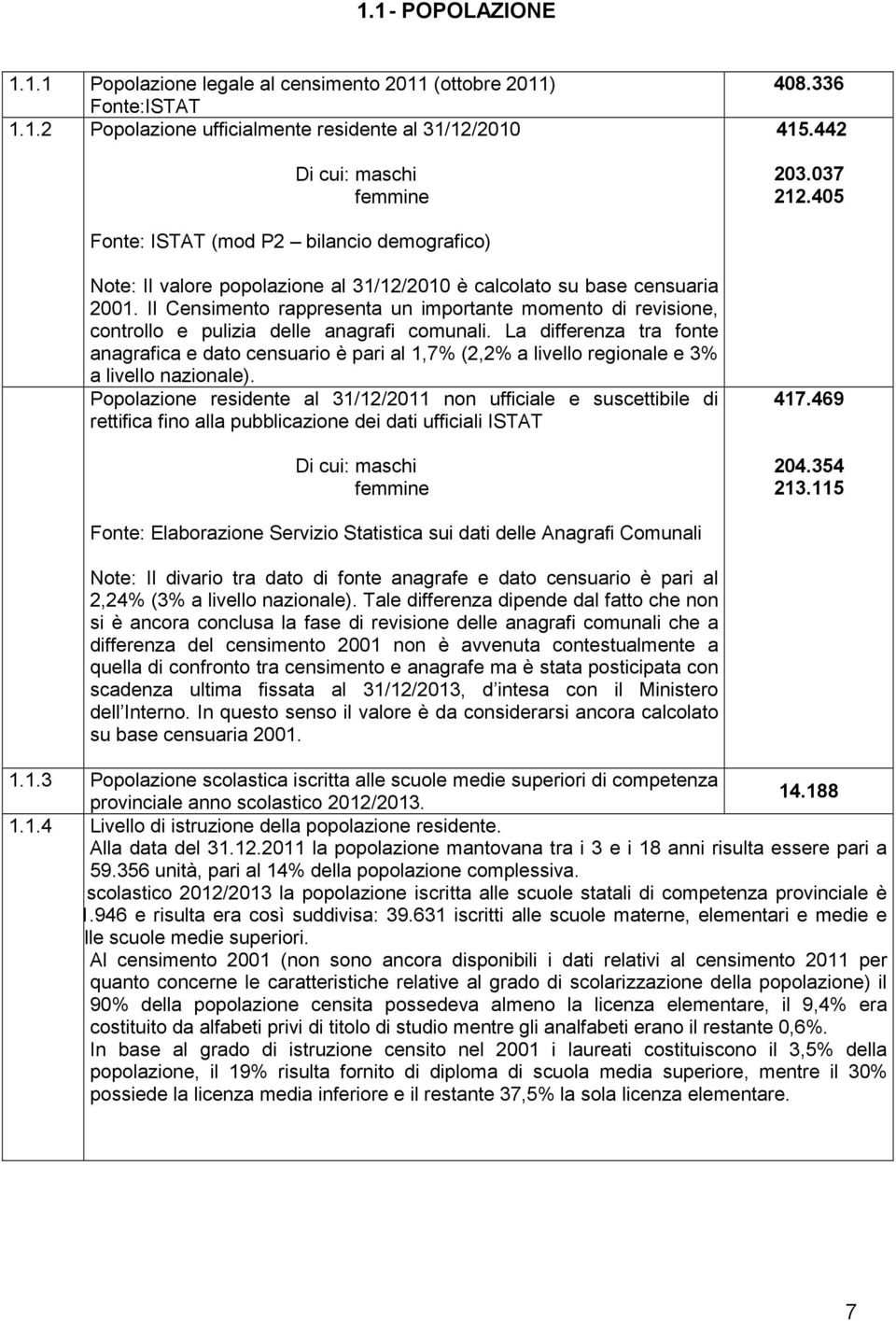 Il Censimento rappresenta un importante momento di revisione, controllo e pulizia delle anagrafi comunali.