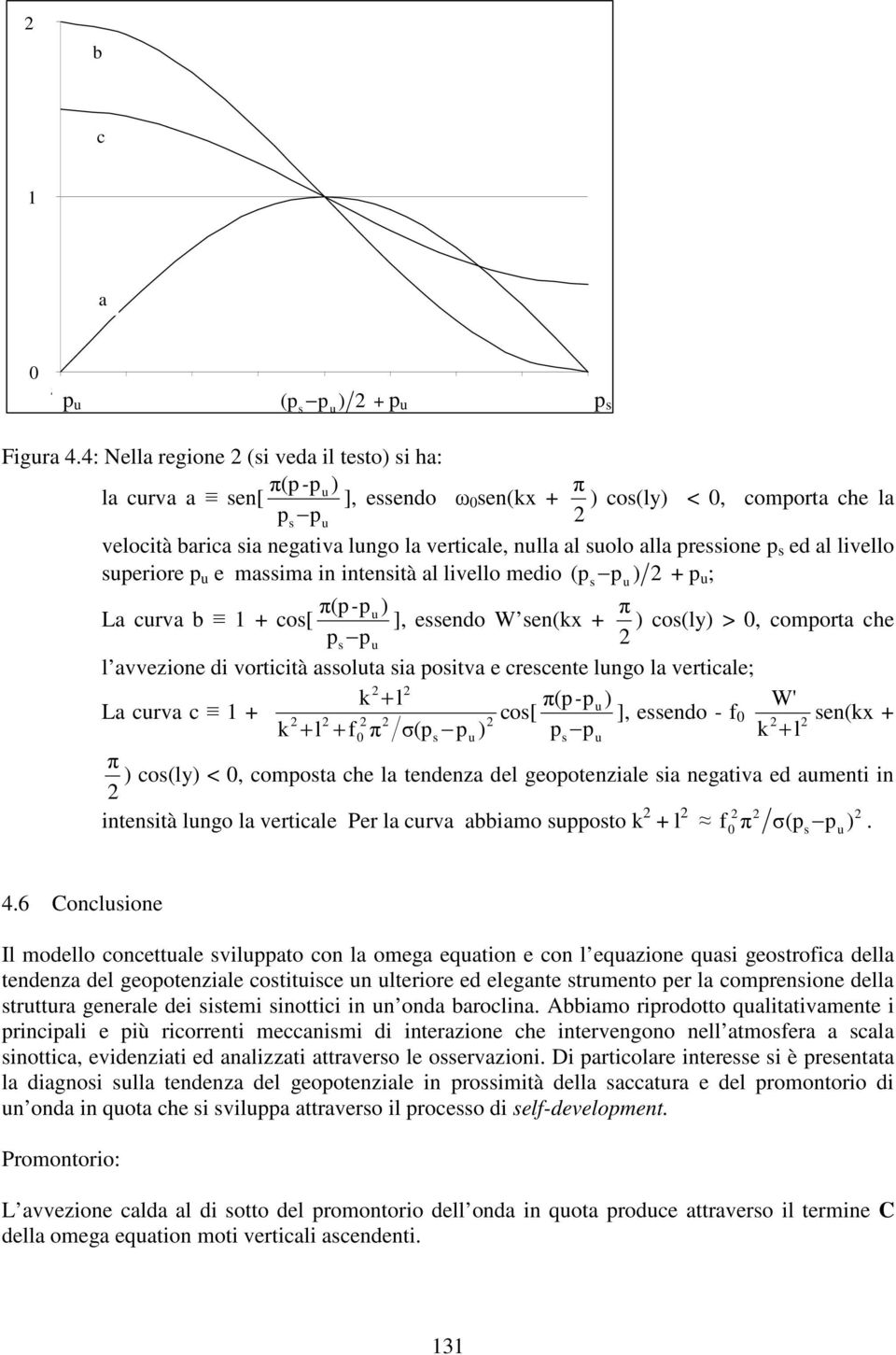 in intenità al livello medio + ; π- π La crva b + co[ ], eendo W enkx + coly >, comorta che l avvezione di vorticità aolta ia oitva e crecente lngo la verticale; k + l π- W' La crva c + co[ ], eendo