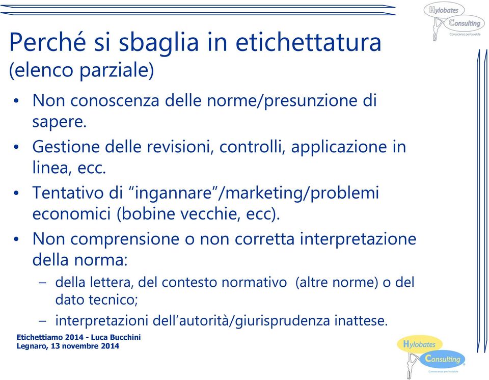 Tentativo di ingannare /marketing/problemi economici (bobine vecchie, ecc).