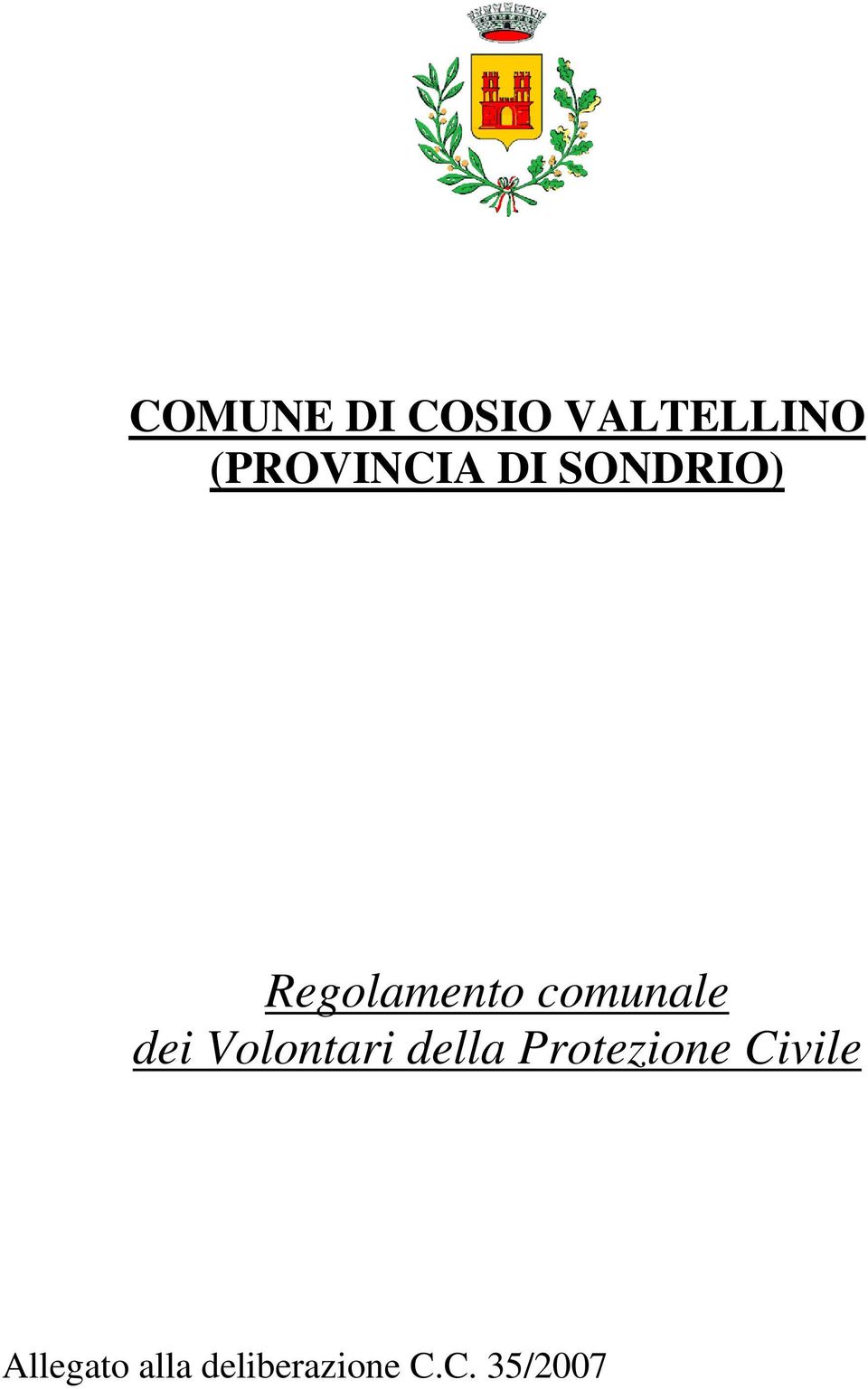 Volontari della Protezione Civile