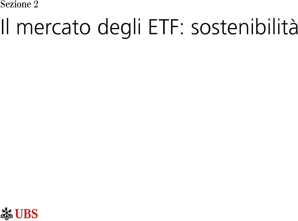 degli ETF: