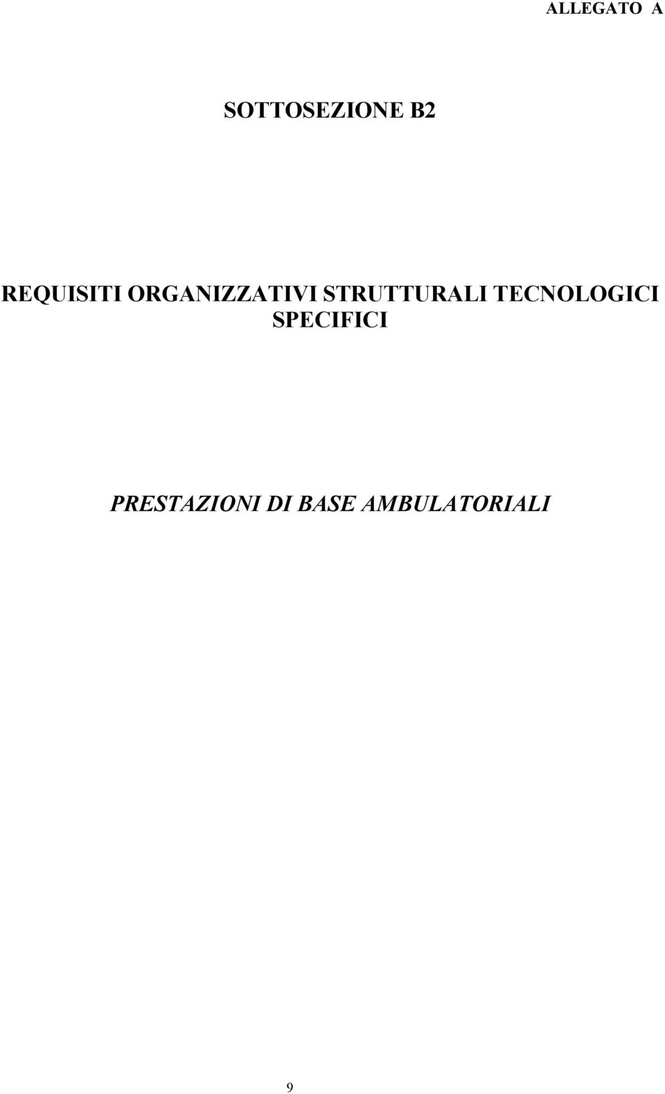 TECNOLOGICI SPECIFICI