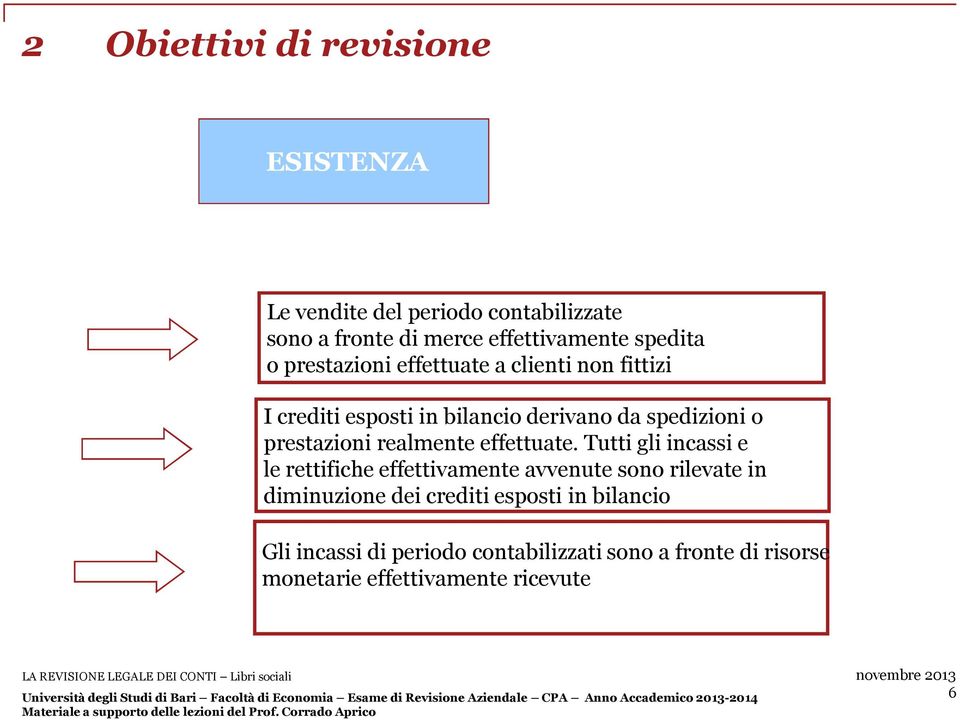 prestazioni realmente effettuate.