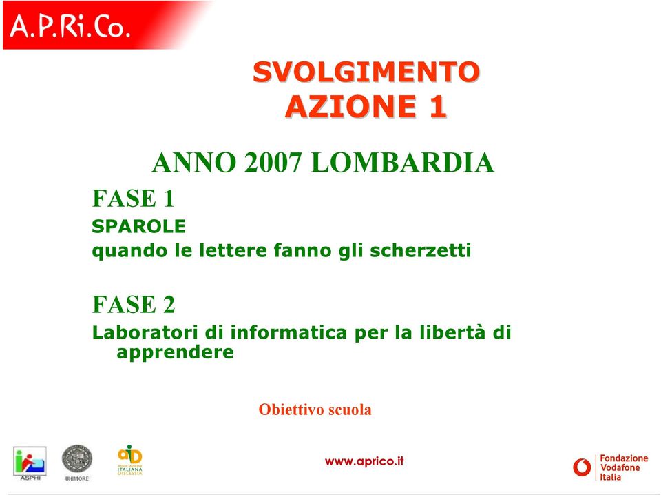 scherzetti FASE 2 Laboratori di informatica