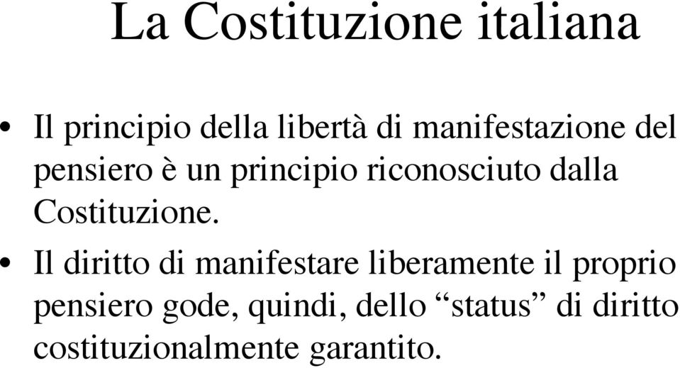 Costituzione.