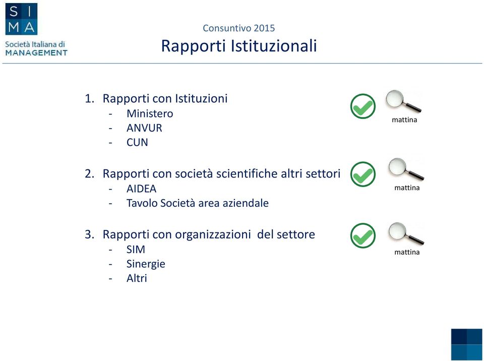Rapporti con società scientifiche altri settori - AIDEA - Tavolo