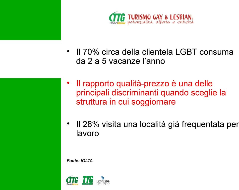 principali discriminanti quando sceglie la struttura in cui