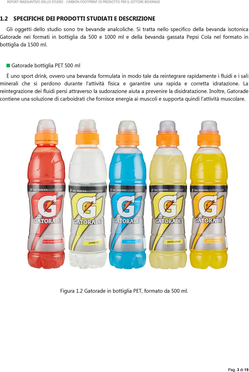 Gatorade bottiglia PET 500 ml È uno sport drink, ovvero una bevanda formulata in modo tale da reintegrare rapidamente i fluidi e i sali minerali che si perdono durante l'attività fisica e garantire