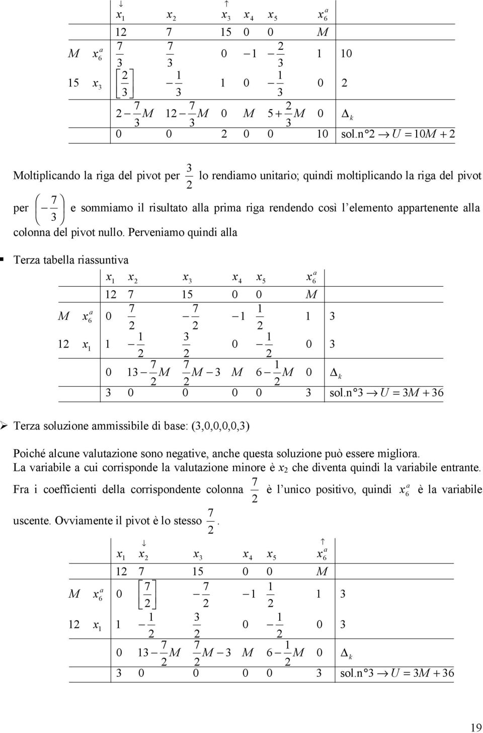 elemeto pprteete ll colo del pvot ullo. Pervemo qud ll Terz tbell rssutv sol.