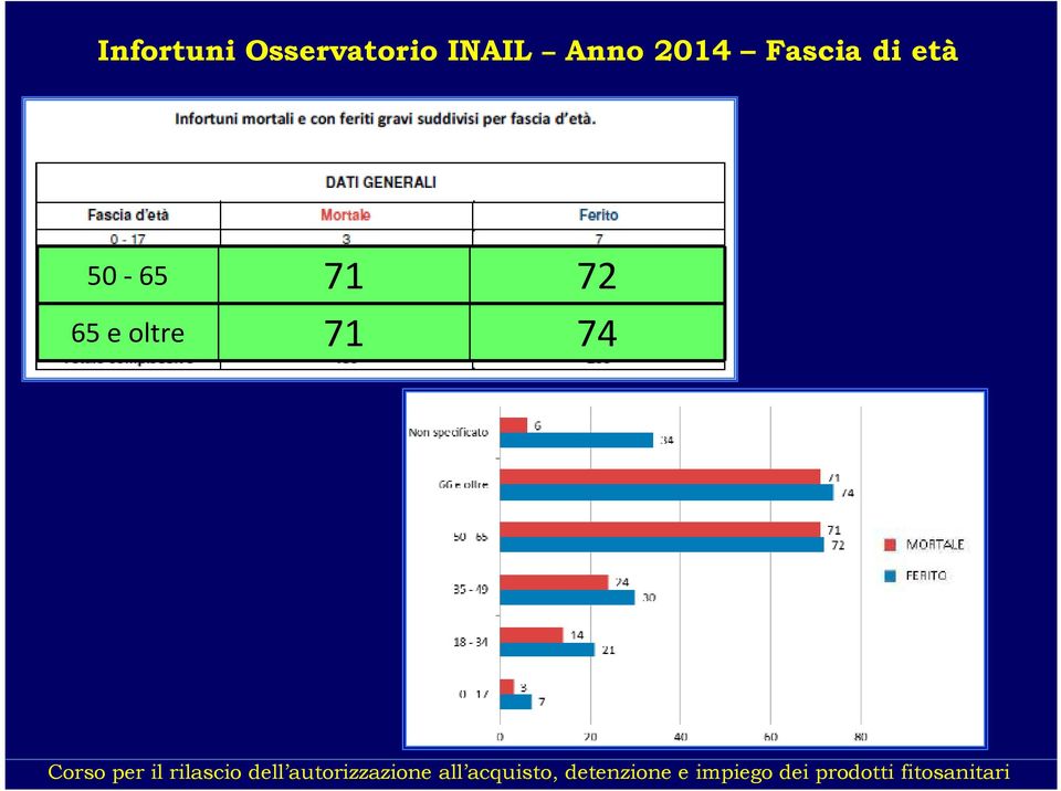 Anno 2014 Fascia di