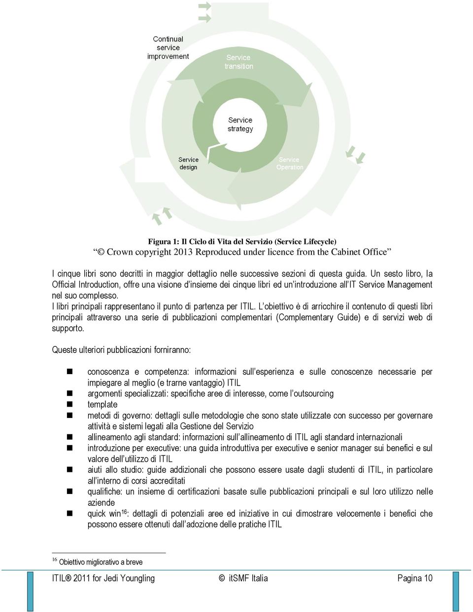 I libri principali rappresentano il punto di partenza per ITIL.