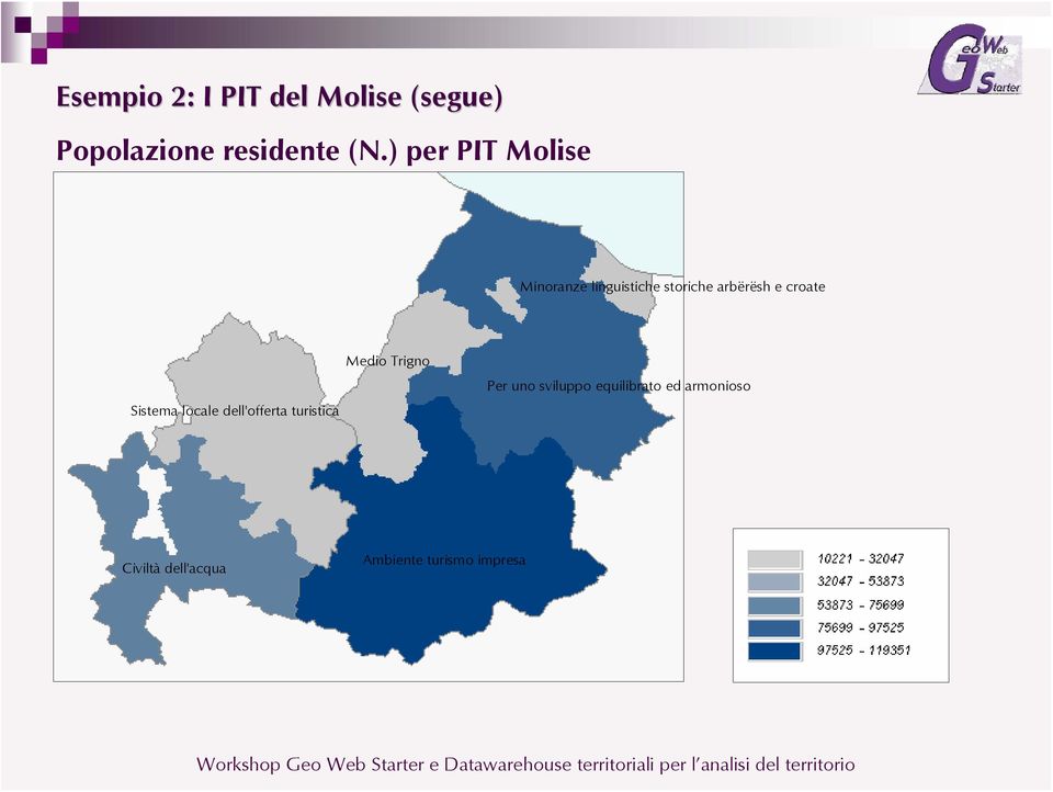 croate Sistema locale dell'offerta turistica Medio Trigno Per uno