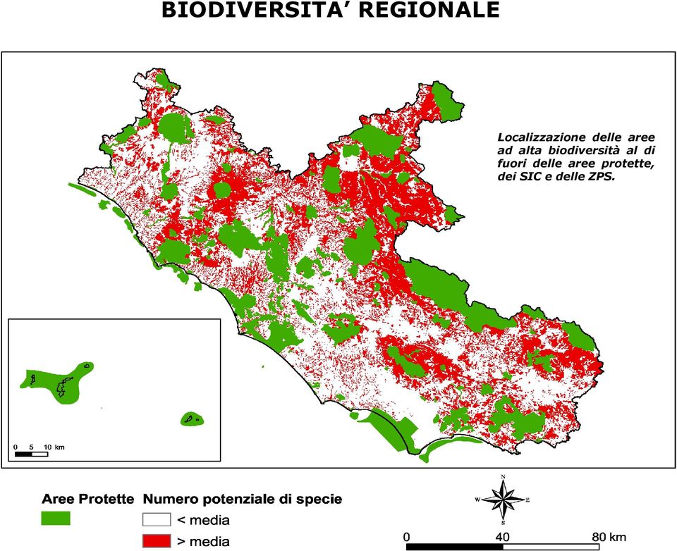 alta biodiversità al di fuori