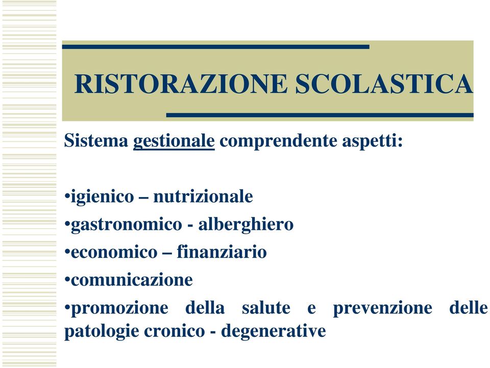 alberghiero economico finanziario comunicazione