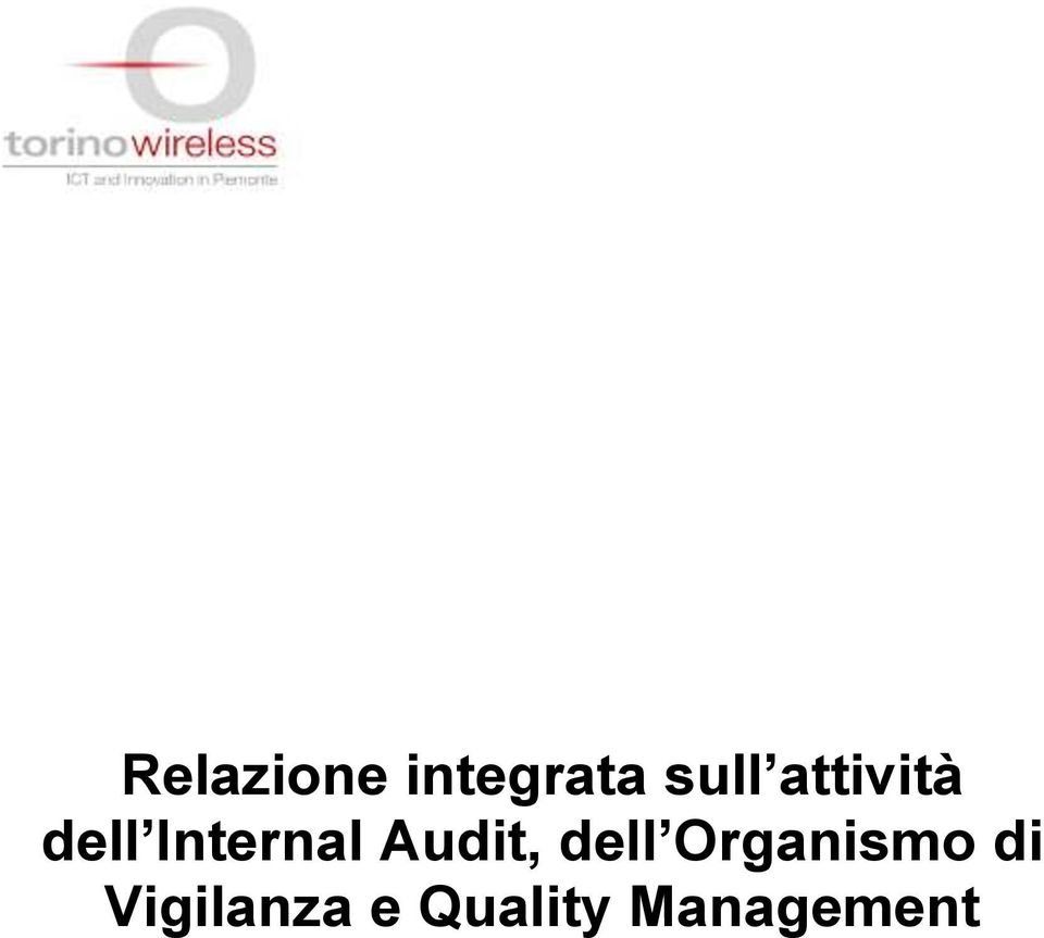 Audit, dell Organismo di