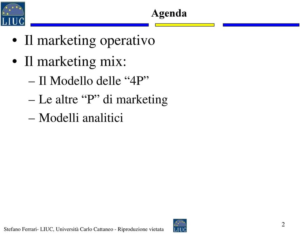 4P Le altre P di marketing