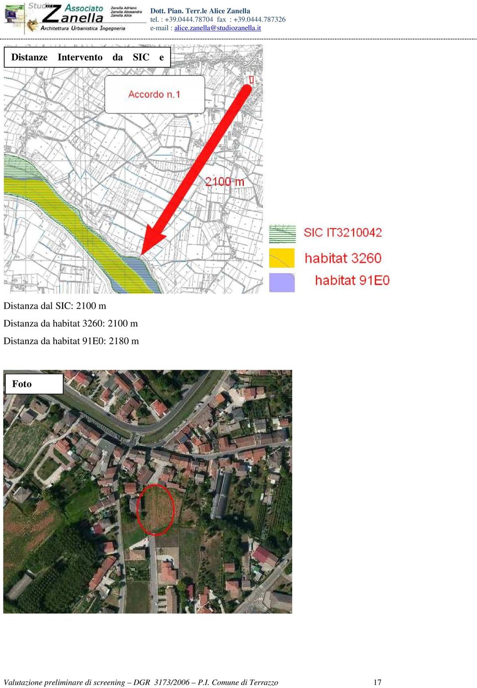 da habitat 91E0: 2180 m Foto Valutazione