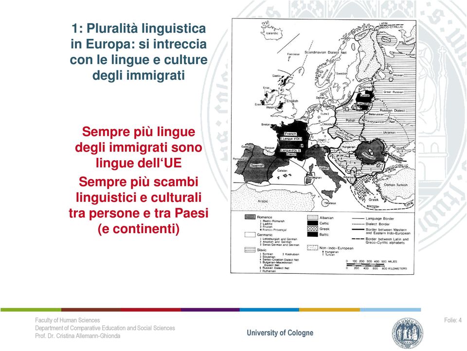 immigrati sono lingue dell UE Sempre più scambi