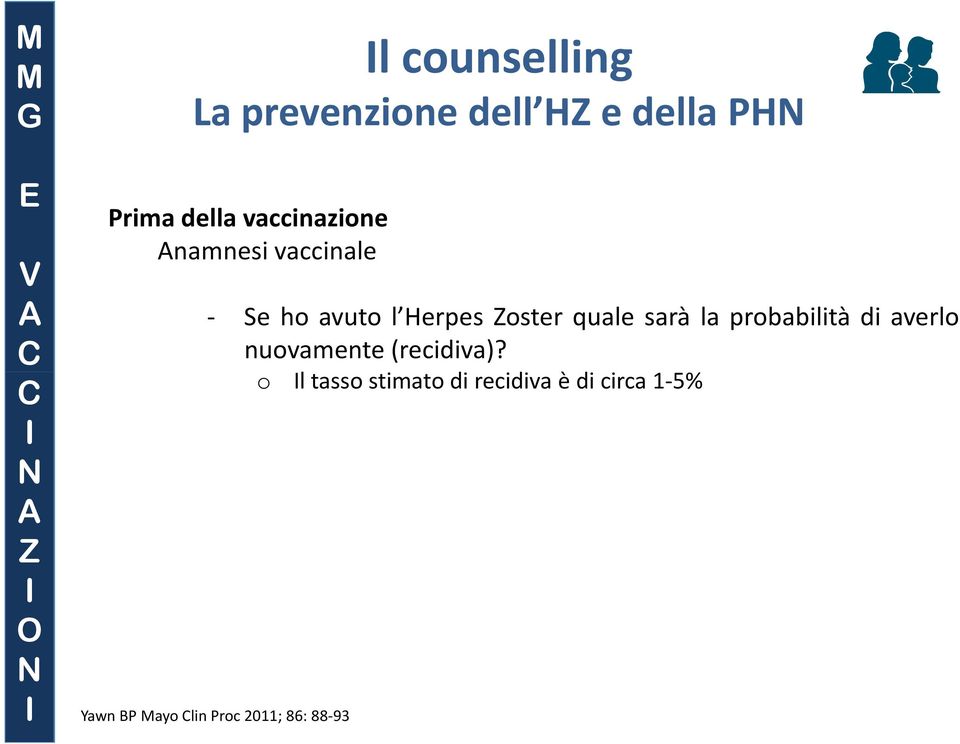 quale sarà la probabilità di averlo nuovamente (recidiva)?