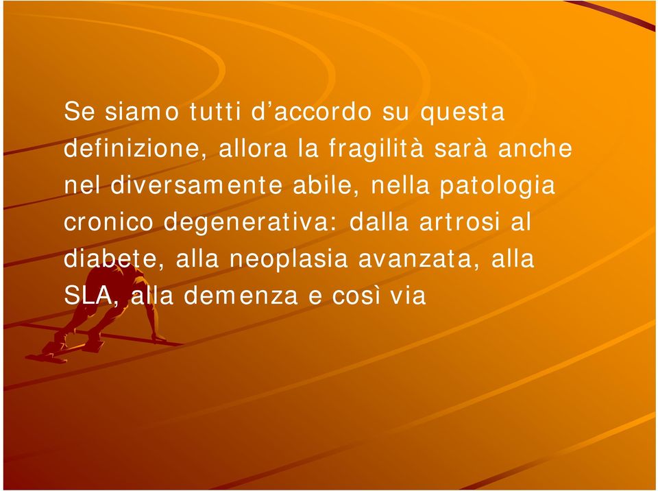 patologia cronico degenerativa: dalla artrosi al