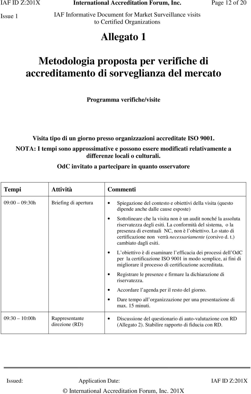 NOTA: I tempi sn pprssimtive e pssn essere mdificti reltivmente differenze lcli culturli.