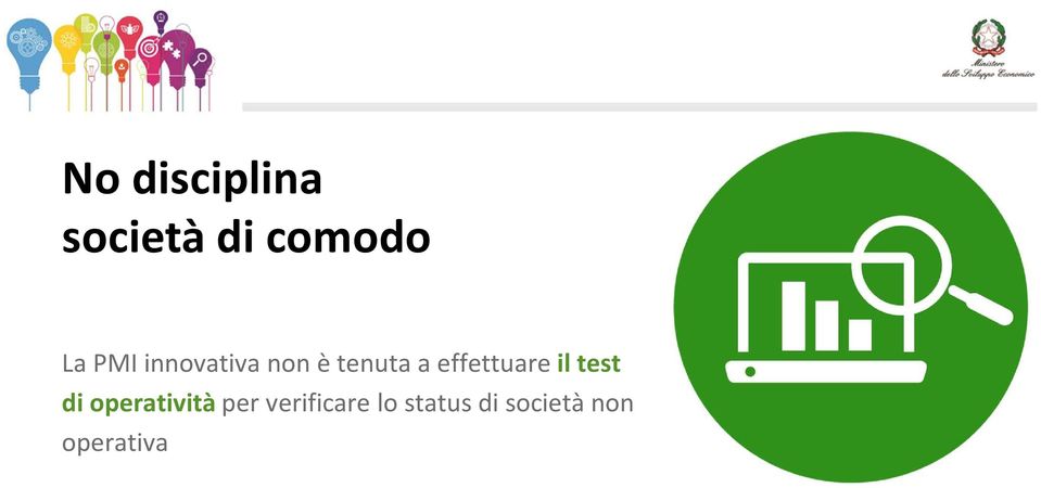 effettuare il test di operatività