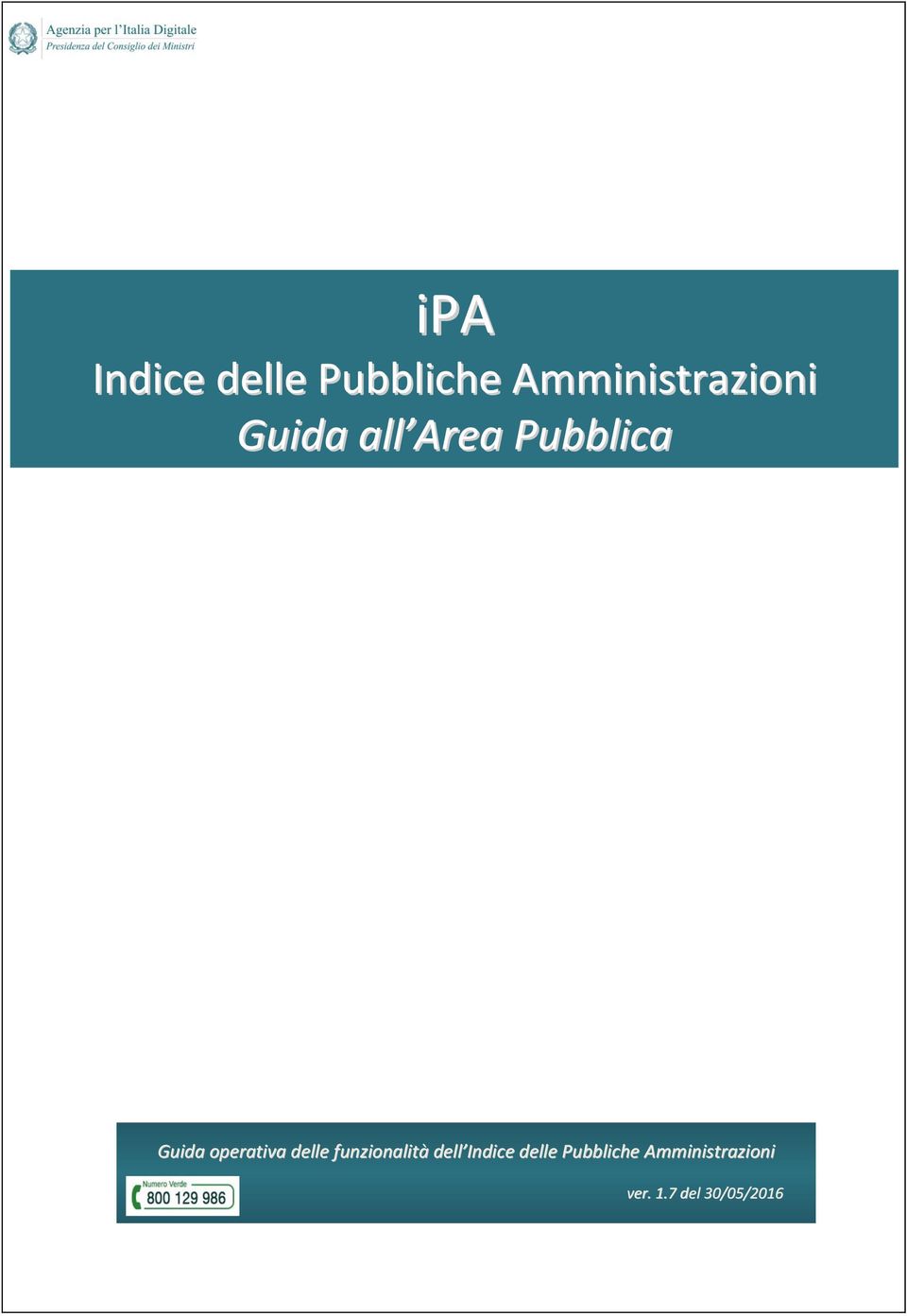 delle funzionalità dell Indice delle