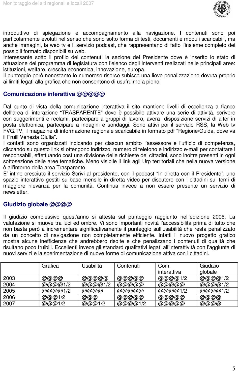 insieme completo dei possibili formato disponibili su web.