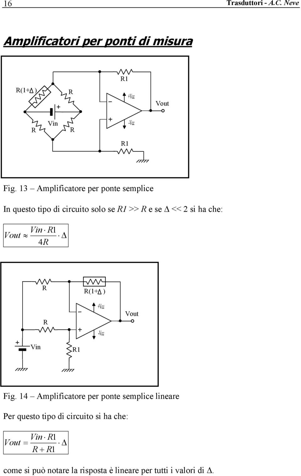 Vin 1 Vout 4 (1+ ) +Vcc -Vcc Vout Vin 1 Fig.