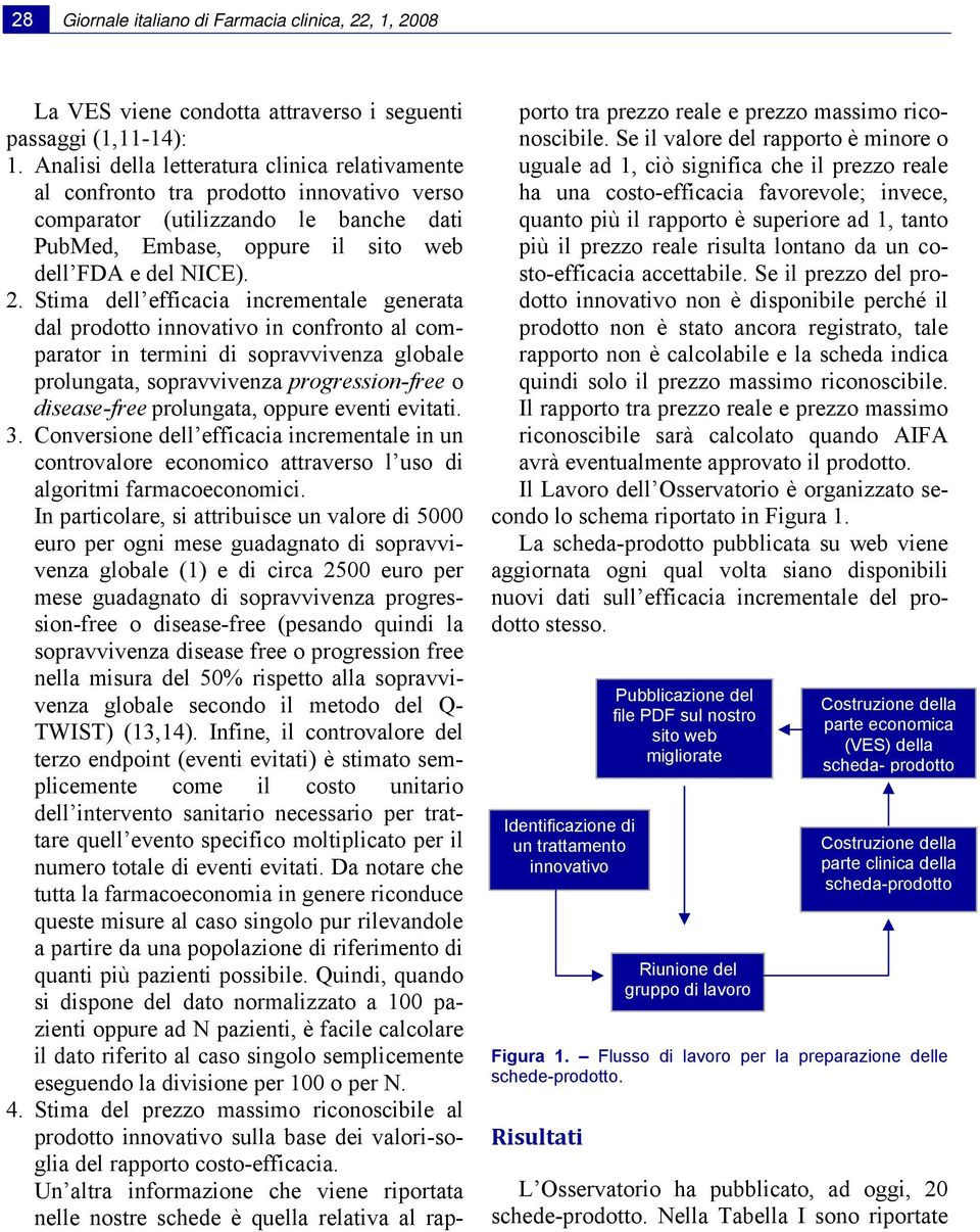 Stima dell efficacia incrementale generata dal prodotto innovativo in confronto al comparator in termini di sopravvivenza globale prolungata, sopravvivenza progression-free o disease-free prolungata,