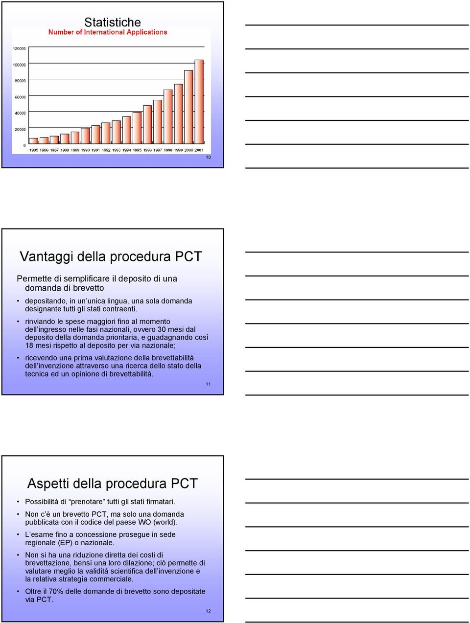 nazionale; ricevendo una prima valutazione della brevettabilità dell invenzione attraverso una ricerca dello stato della tecnica ed un opinione di brevettabilità.