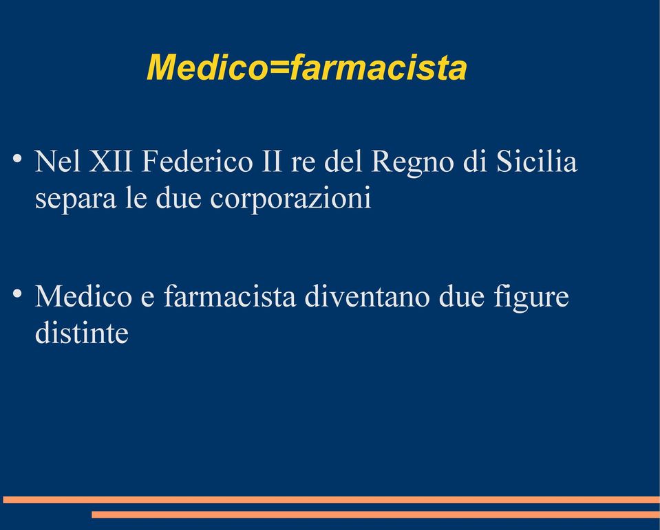 le due corporazioni Medico e