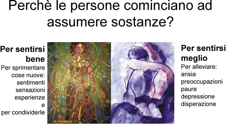 sensazioni esperienze e per condividerle Per sentirsi