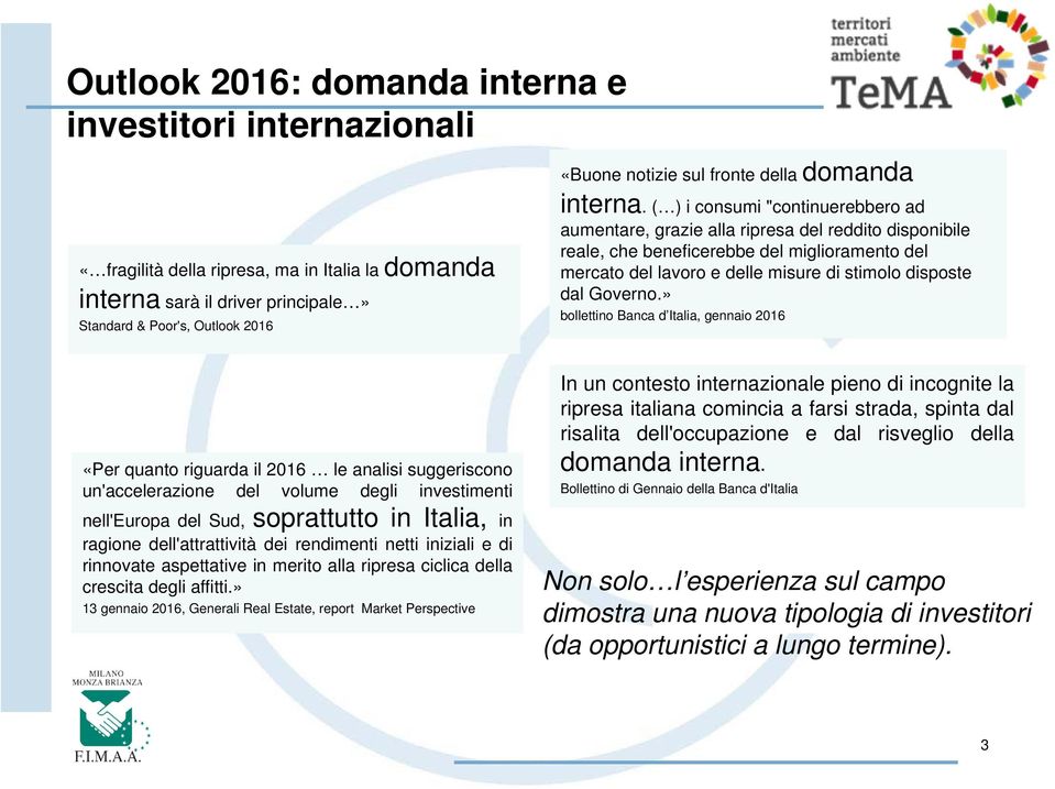 ( ) i consumi "continuerebbero ad aumentare, grazie alla ripresa del reddito disponibile reale, che beneficerebbe del miglioramento del mercato del lavoro e delle misure di stimolo disposte dal