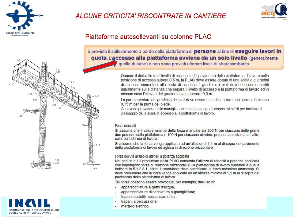 CANTIERE Piattaforme