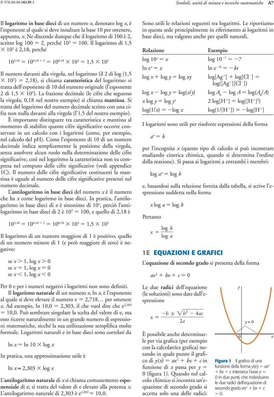 Il logarito di 1,5 1 2 è 2,18, perché 1 2,18 1,18 2 1,18 1 2 1,5 1 2 Il nuero davanti alla virgola, nel logarito (il 2 di log (1,5 1 2 ) 2,18), i chiaa caratteritica del logarito: i tratta dell