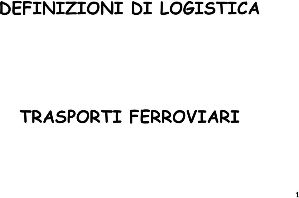 LOGISTICA